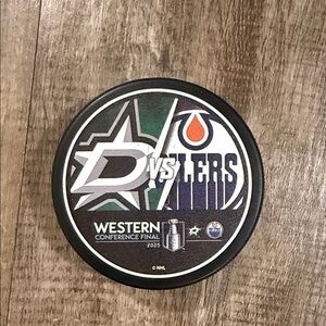 NWT NHL Western Conference Final Dallas Stars vs Edmonton Oilers 2025 Puck